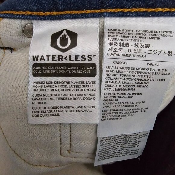 Levis 514 Straight Leg Jeans Size 38/32 - Picture 8 of 10